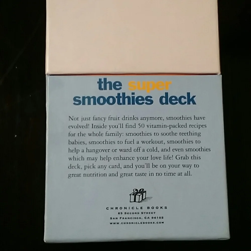 Super Smoothies Recipe Cards - 50 Recipes
